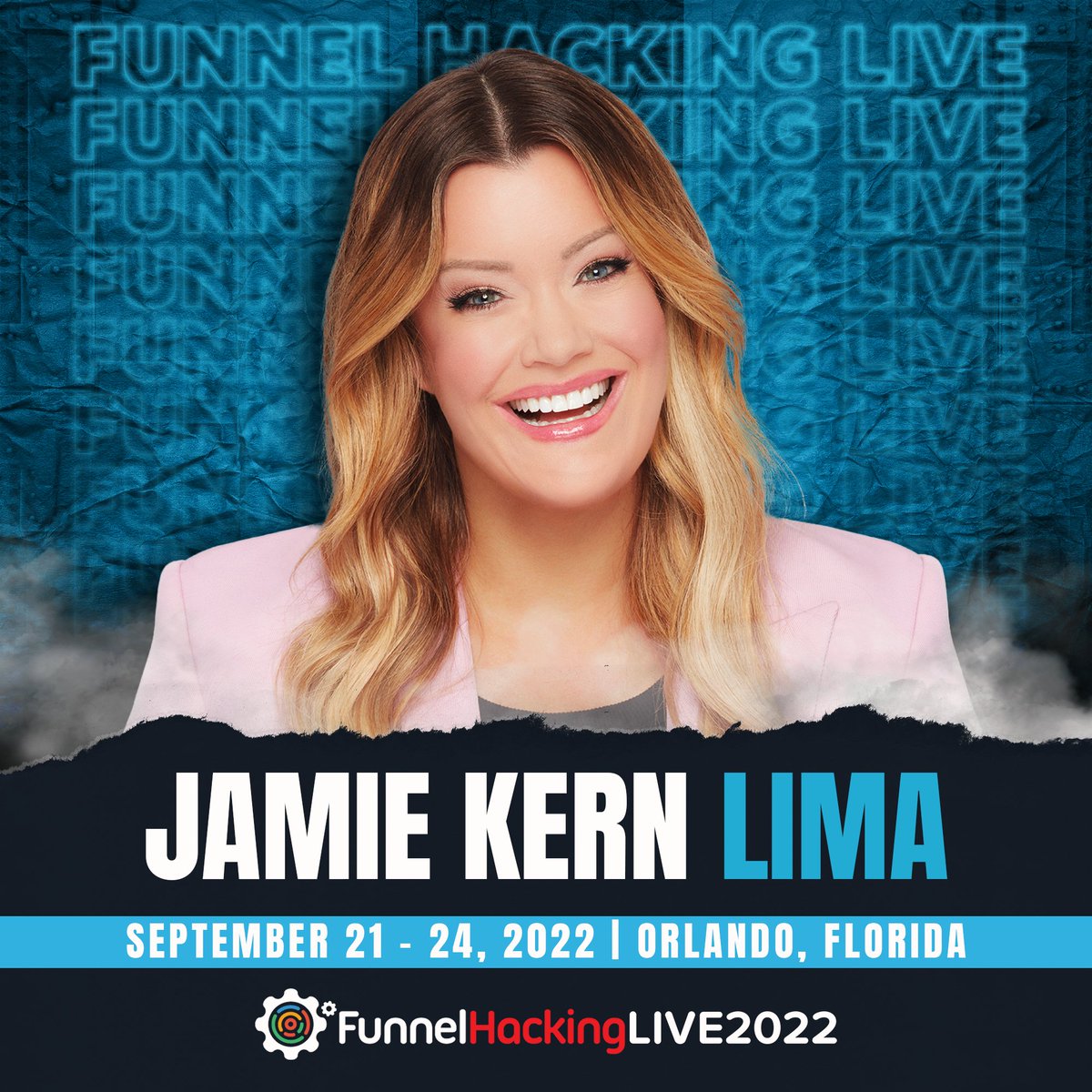 clickfunnels's tweet photo. We are SO excited to announce that Jamie Kern Lima is speaking at Funnel Hacking LIVE 2022!!! 🤯🎉
Head to the link to join us and hear Jamie speak at #FHL2022 along with the rest of our incredible speakers 🔥👉 https://t.co/YiqjG0fNrR
#ClickFunnels #FunnelHackingLive2022 https://t.co/IONvPFPNR9