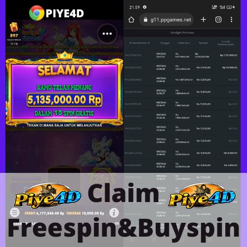 Piye4d_Slot's tweet photo. Claim Freepsin &amp; Buyspin Slot Online 

Daftar dengan link : https://t.co/645wZM666M

#piye4d #slot #togelonline #freespin #slotgacor #agenslot #agenslotonline #freespinslot #judionlineterpercaya #judislot #situsjudionline
#bandarjudi #situsjudi #togelonline #togel #pragmatic https://t.co/XB6V24Swx9