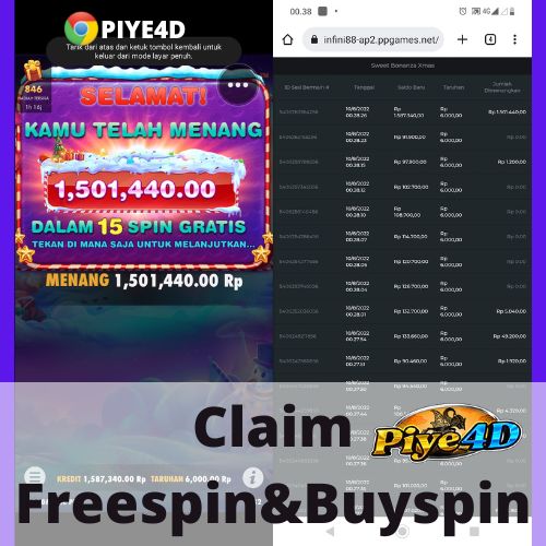 Piye4d_Slot's tweet photo. Claim Freepsin &amp; Buyspin Slot Online 

Daftar dengan link : https://t.co/645wZM666M

#piye4d #slot #togelonline #freespin #slotgacor #agenslot #agenslotonline #freespinslot #judionlineterpercaya #judislot #situsjudionline
#bandarjudi #situsjudi #togelonline #togel #pragmatic https://t.co/e1JYbPSMUY