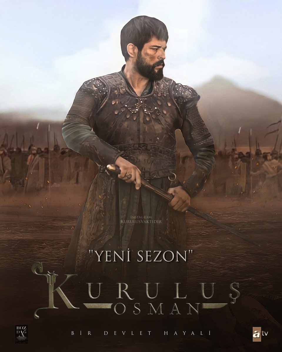 Kuruluş Osman yeni sezonuyla "Bir Devlet Hayali" çok yakında atv'de! 🐺🔥

#KuruluşOsman