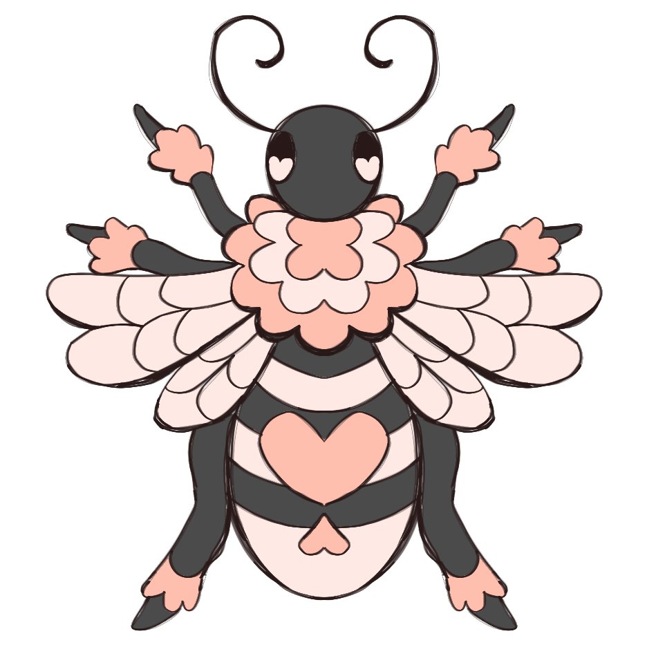 howthebee's tweet photo. @apico_game love this game -- im super excited to see the winner!
i present the sweatheart bee (apis lovidae) 🐝
sure it's solitary but self-love is important too! #APICOBee
its produce would be little honeycomb hearts. 🧡🍯 https://t.co/r5vT50qdcK