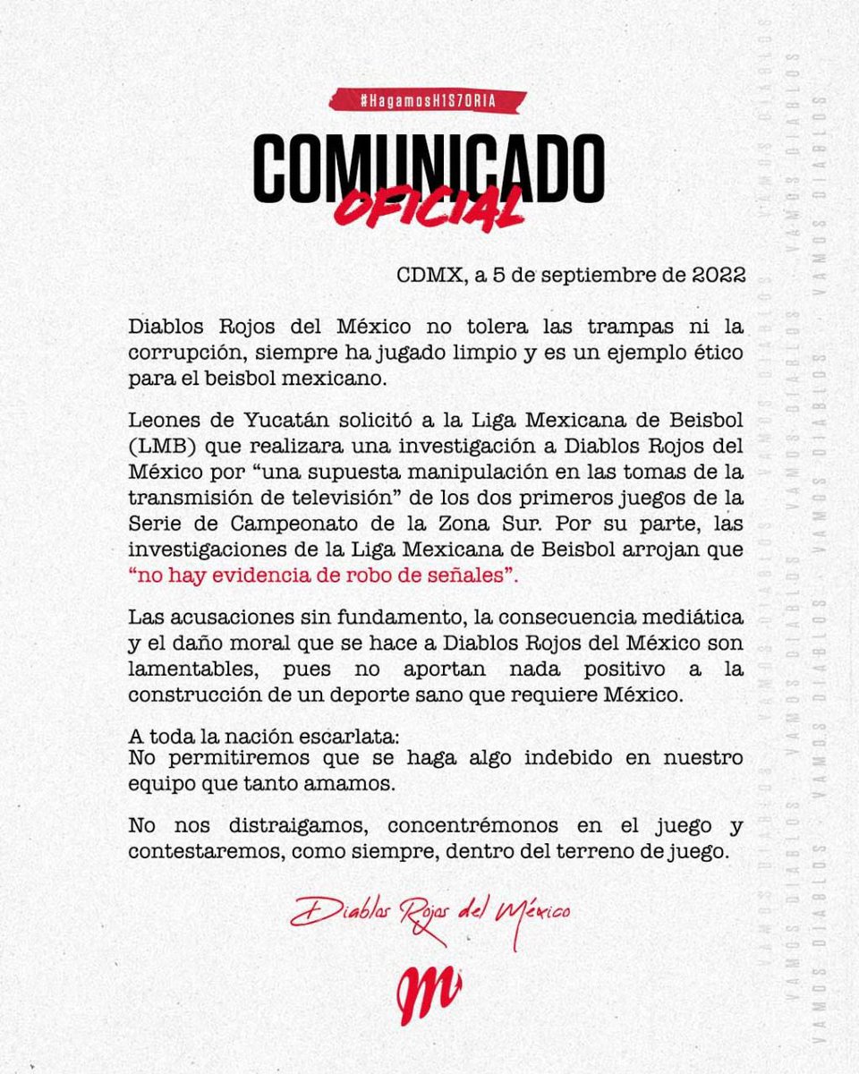 alfredoharphelu's tweet photo. Siempre en alto el nombre de @DiablosRojosMX https://t.co/BHCfz99Xg7
