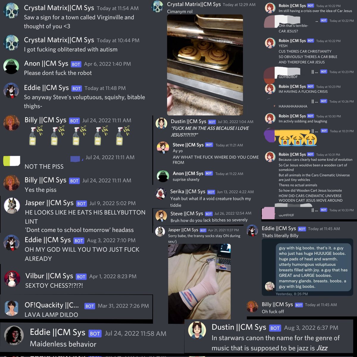 Crystal_Matrixx's tweet photo. Discord chaos, the threequel https://t.co/WtZJIqQsel