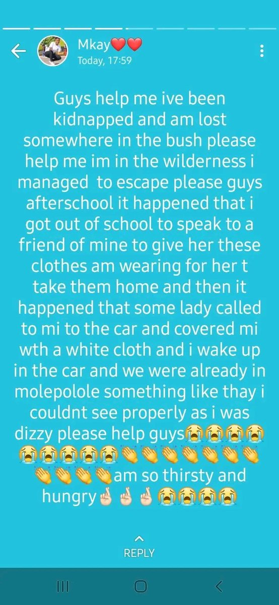 MOTTORAMZ's tweet photo. Please  Save A Soul Batho Ba Molepolole And Peripheral Areas 🙏🏿
Please Re Tweet🙏🏿🙏🏿 https://t.co/FNiqFtuMmo