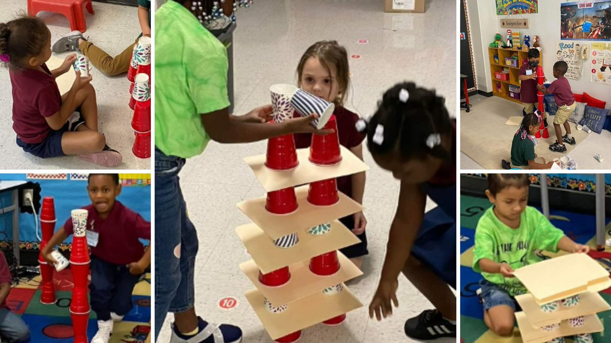 LockhartMagnet's tweet photo. Skyscrapers are being built in Kindergarten to prepare for for Science Olympics!  
@WeAreHAEST @HCPSElemScience @TransformHCPS @SDHCMagnet #MagnetWORLDTOUR https://t.co/IvXXzkBWKT