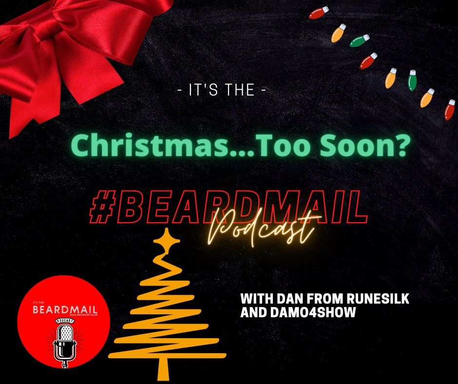 beard_mail's tweet image. Episode 34: Christmas...Too early?
anchor.fm/beardmailpodca…

It can all be a little overwhelming, and it can be tough to get into the Christmas spirit when it feels like the holiday is still months away. #beardmail #podcast #beard #christmas #tooearly