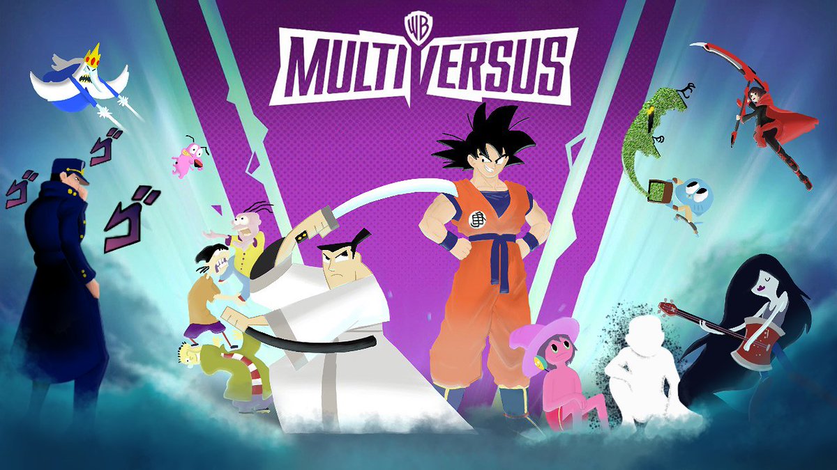 duckeFGC's tweet image. It's finally done! I hope you guys enjoy this #MultiVersus  cover as much as I do