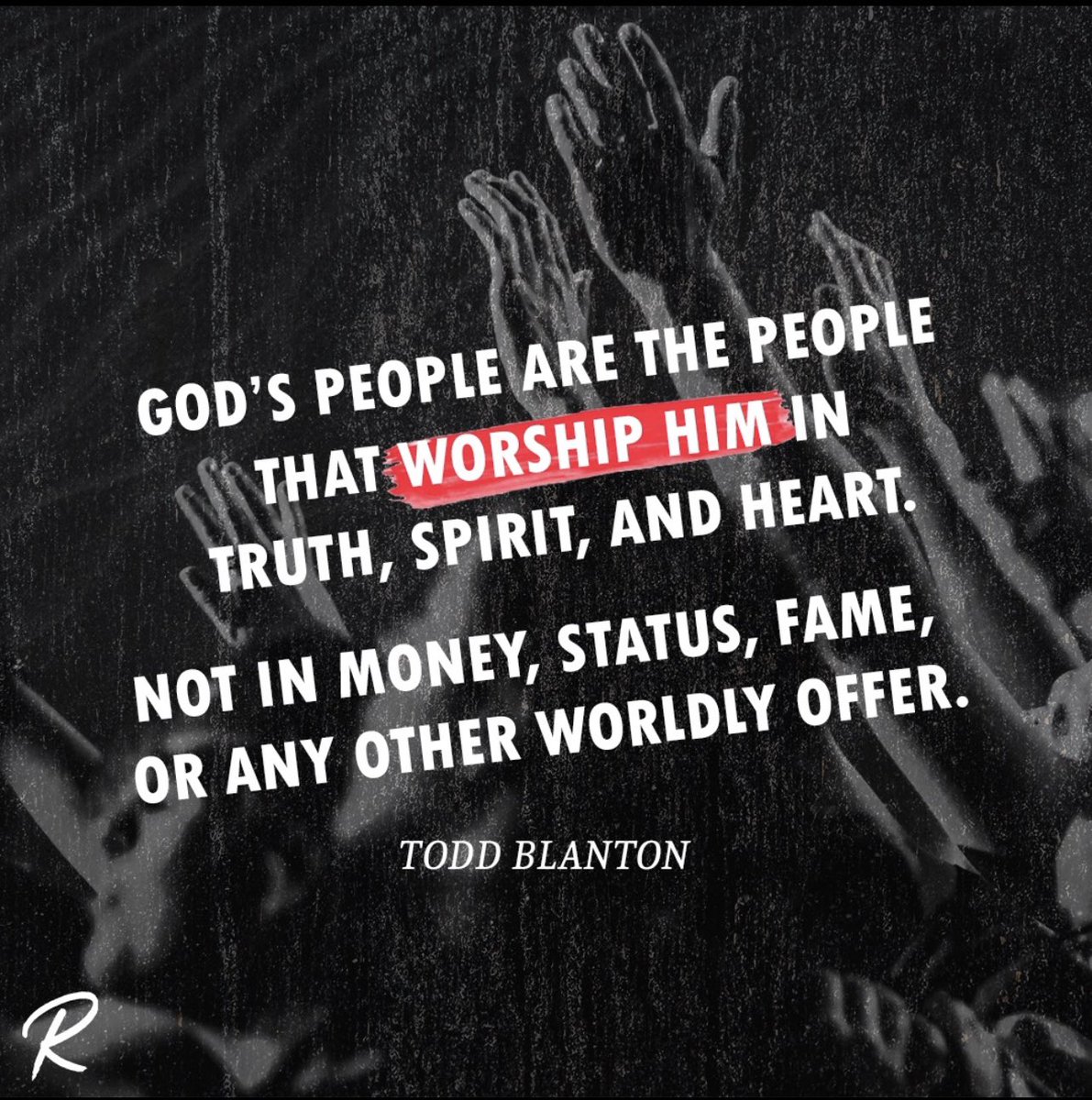 RemnantChurchCC's tweet photo. Followers of Jesus Christ do not find their core value in the world. Money, status, fame, all become irrelevant when you truly meet Jesus! We don’t worship it!

#quote #BeTheRemnant #ChosenByGrace #Truth #Life #God #Gospel #Christian #Faith #Sermon #ComeToChurch #DeathIsDefeated https://t.co/RSoQhKX21c