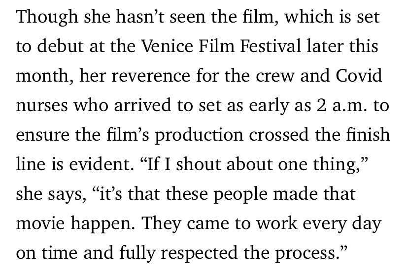 charliyuri's tweet photo. saying flo was disrespectful to the crew of dwd for leaving the venice screening when she did is so ridiculous bc she’s made it a point to praise &amp; highlight the crew’s hard work since the start. and the majority of the crew weren’t even in attendance pls. https://t.co/ME4Ch7hp0X