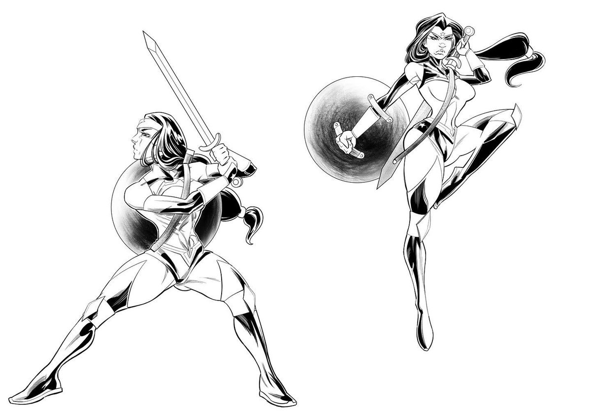 printfuego's tweet photo. Wonder Woman Bloodlines outfit inks #ink #digital #digitaldrawing #drawing #comic #comicart #digitalart #characterart #justiceleague #wonderwoman https://t.co/IgmuyVXhMi