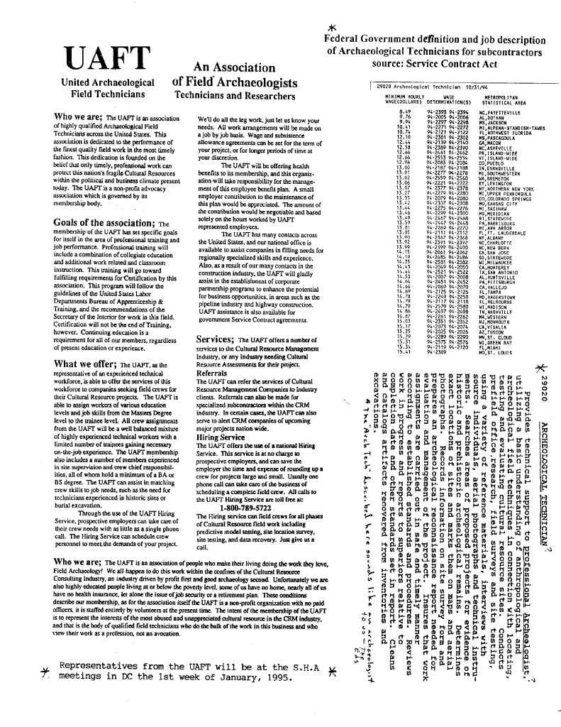 LeftistDadJokes's tweet photo. Happy Labor Day! Here is a piece of archaeology labor history for ya. It is the issue of The Underground that announced the formation of the United Archaeological Field Technicians union. https://t.co/7ZzF4LdbWO
