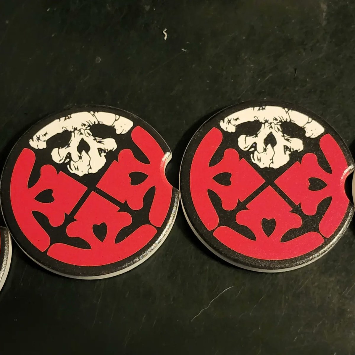 Robert6666969's tweet photo. New vehicle cup holder coasters arrived! @lifeofagonyofficial #riverrunsred #ugly #soulsearchingsun #brokenvalley #aplacewheretheresnomorepain #soundofscars #frontrailcrew https://t.co/uHbyrpoFHM