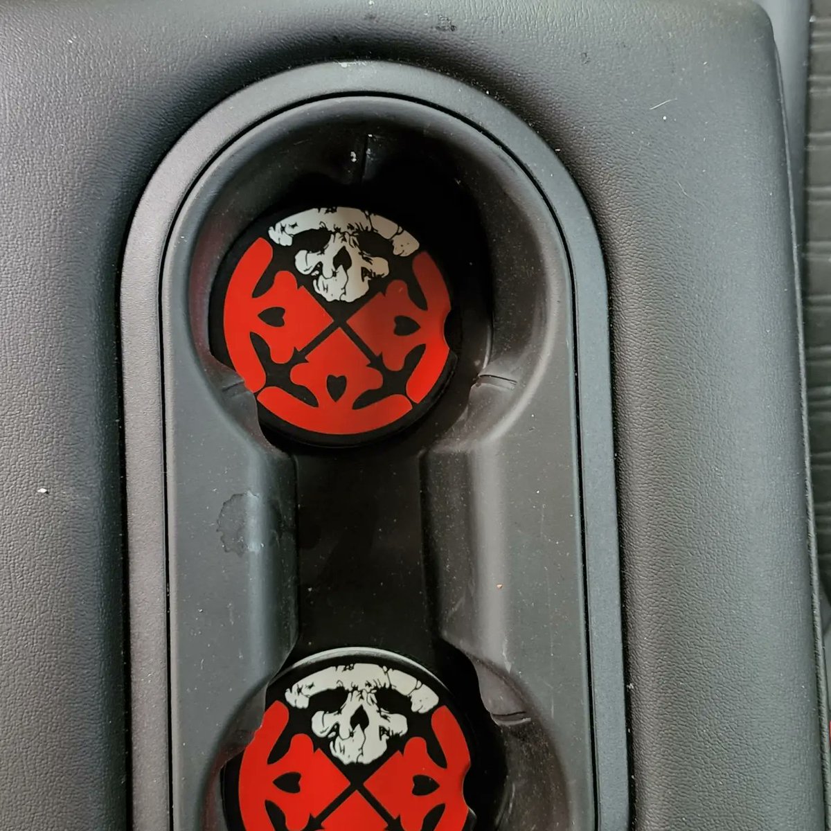 Robert6666969's tweet photo. New vehicle cup holder coasters arrived! @lifeofagonyofficial #riverrunsred #ugly #soulsearchingsun #brokenvalley #aplacewheretheresnomorepain #soundofscars #frontrailcrew https://t.co/uHbyrpoFHM