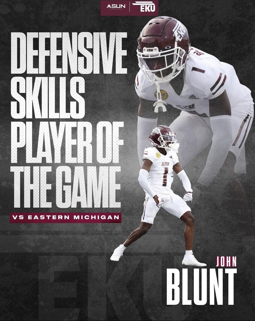 AgentBlunt1's tweet photo. This is what happens when you go to a school with coaches @EKUWWells @Coach_CFRANK that love you 🖤not just want you ! Thr always ups and downs in anything you do stay positive and keep grinding is the 🔑 congratulations son @_jboogie3 like I always say thy love you @EKUFootball https://t.co/m3R7fuOj9w