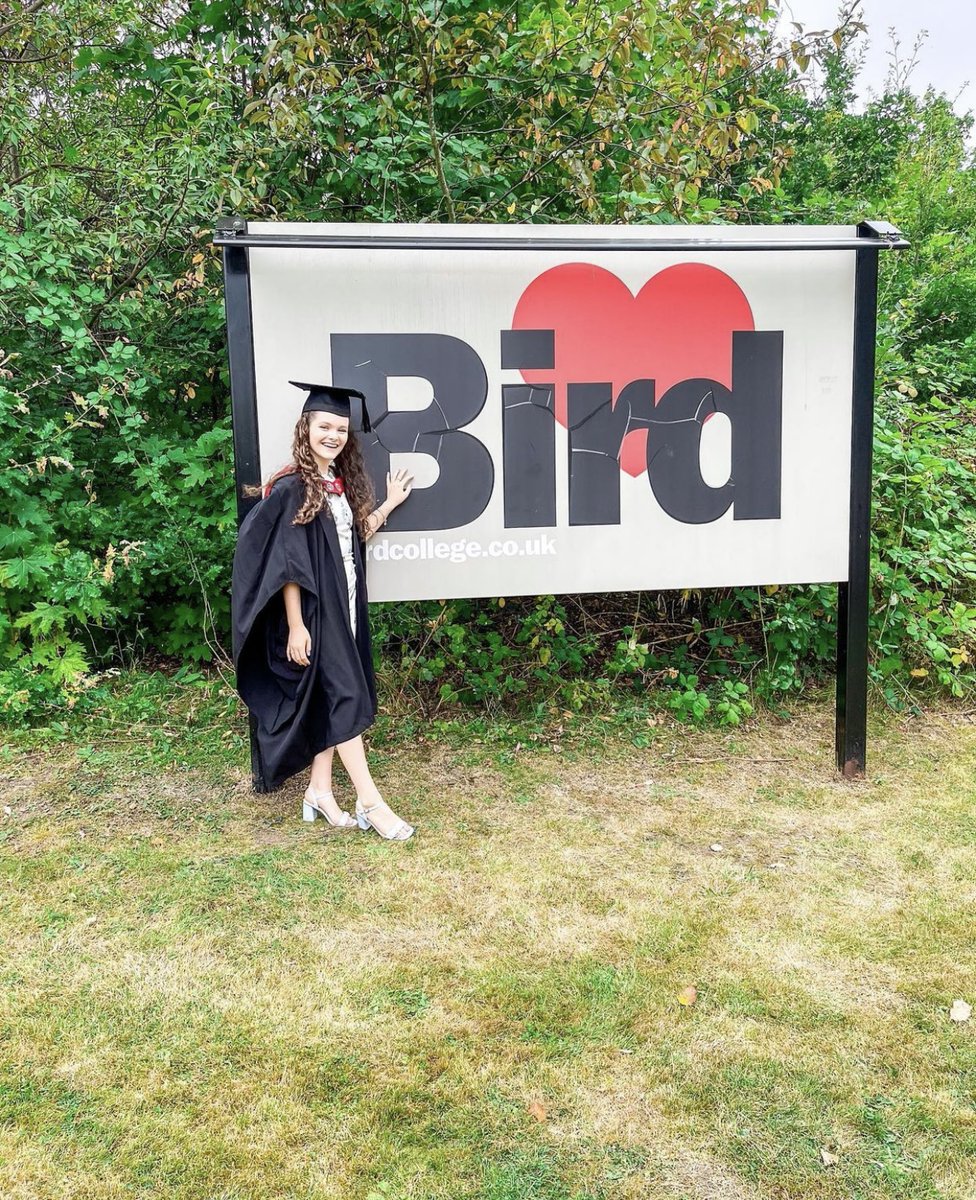 EBSingingSchool's tweet photo. We want to say a huge Congratulations to our past student Georgina for graduating last year from @BirdCollegeUK! We are so proud of you and can't wait to see all of the amazing things you get up to next! xx https://t.co/biaojuK79q