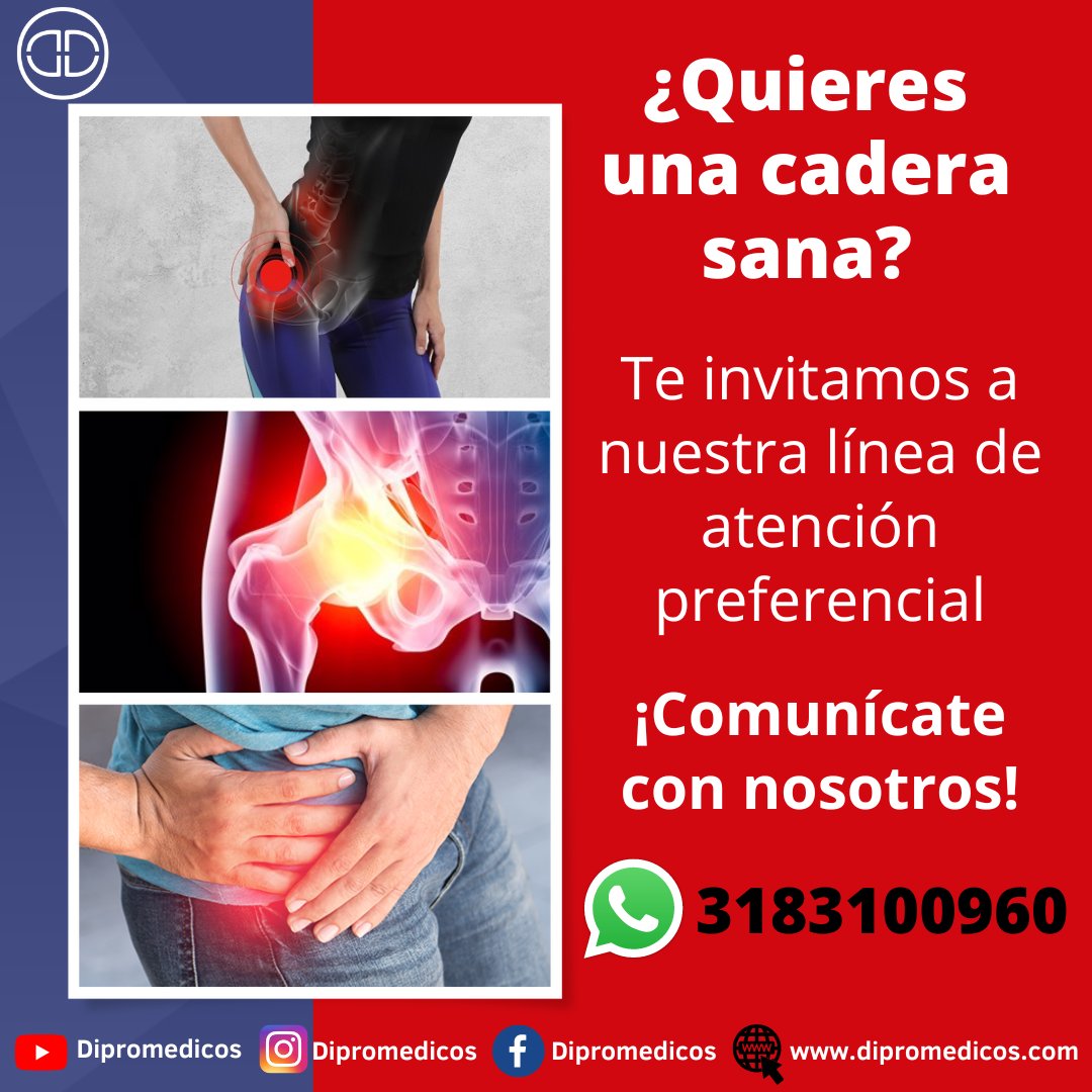 dipromedicos's tweet photo. 📌¿Quieres recibir una atención exclusiva para tu reemplazo de cadera?

🤳Comunícate con nosotros para que tu cirugía quirúrgica, pueda renovar tu vida https://t.co/7JInTccNh4