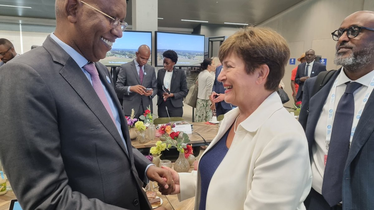Ilyasdawaleh's tweet photo. Joining &amp; strongly supporting Brother President @akin_adesina. Need bolder actions from Developed Countries &amp; Donors for @AfDB_Group #FAD16 @AfricaAAI. Time is for Action #COP27. Also pleased to meet again good friends @KGeorgieva #IMF’s DG &amp; No1 #Africa’s Advocate &amp; @aselassie https://t.co/infAJjp1wD
