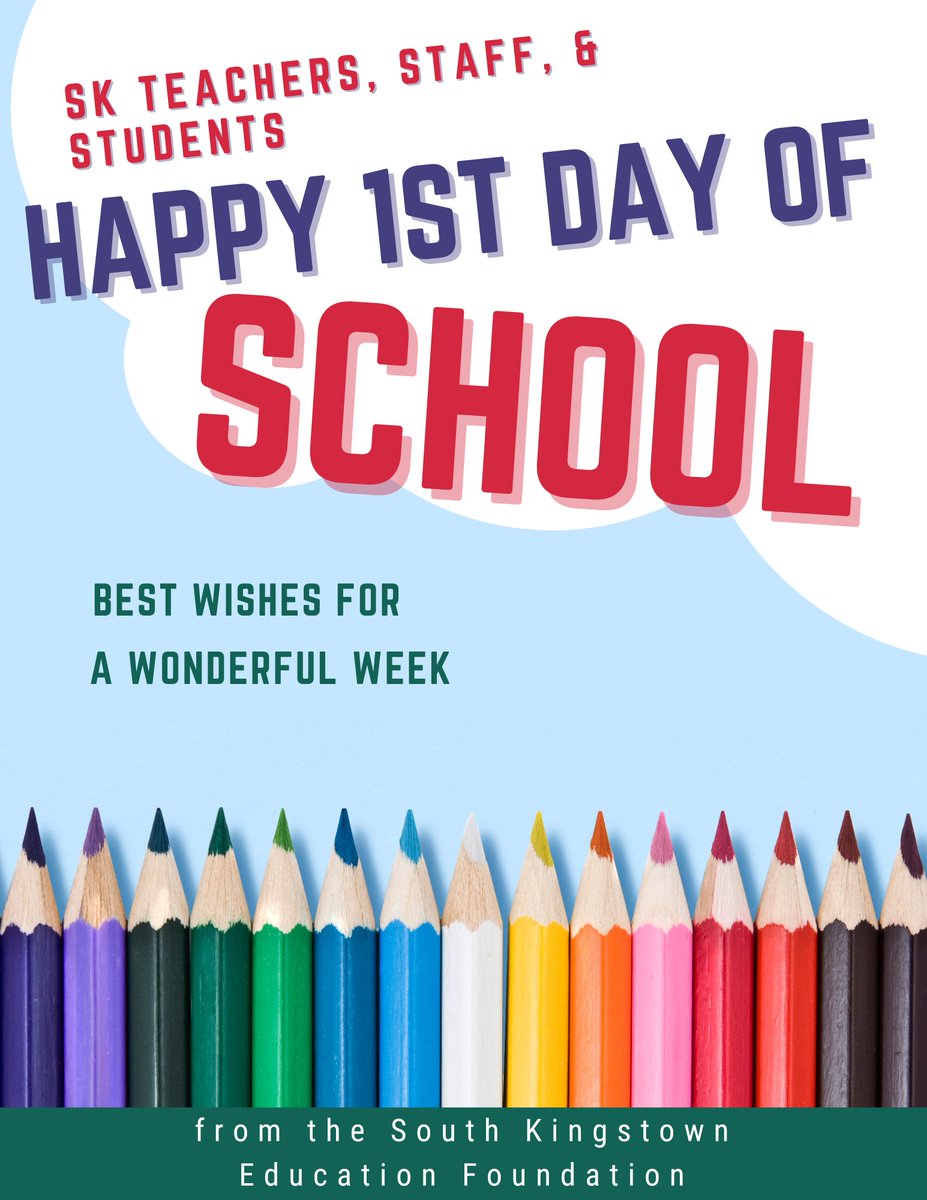 Happy first day of school!