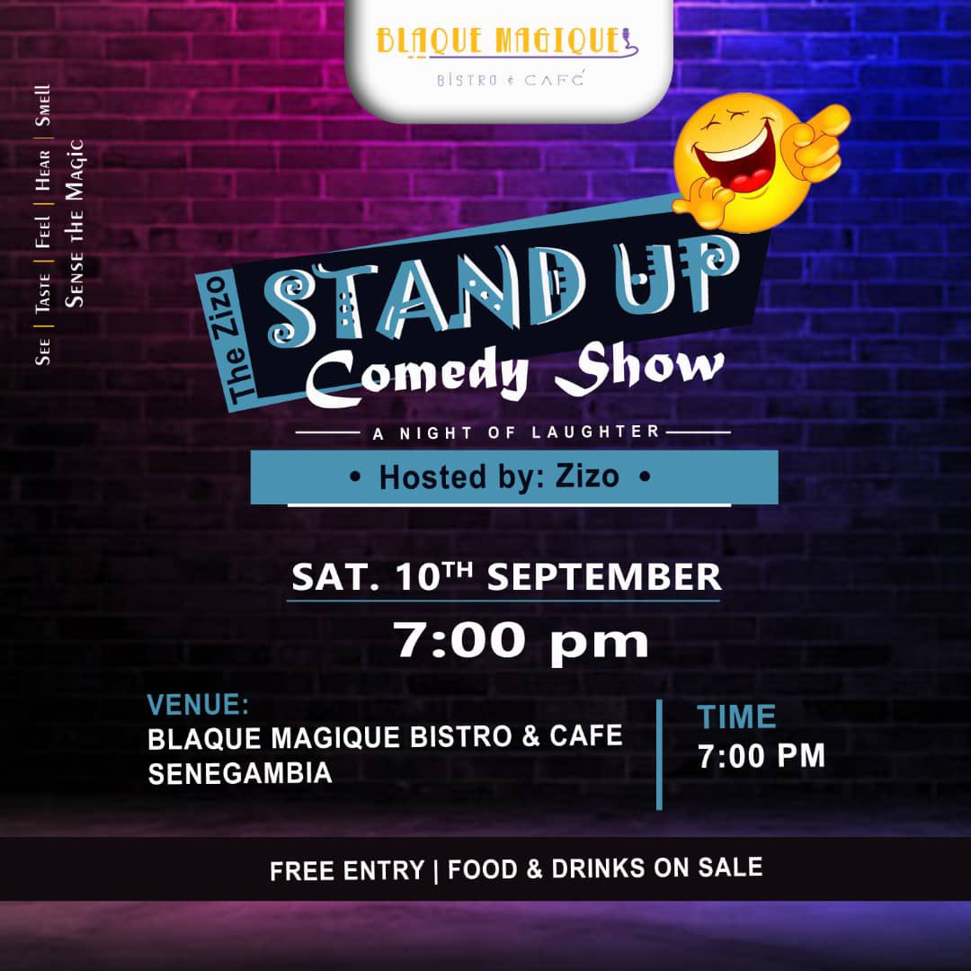 bmbistrocafe's tweet photo. Here it is again
Stand Up Comedy Show hosted by Blaque Magique’s very own @artboystudios 

Join us this Saturday 10th September and Laugh Out Loud with us
.
.
.
#restaurant #cafe #comedy #standupcomedy https://t.co/ZOHvkpSQqc