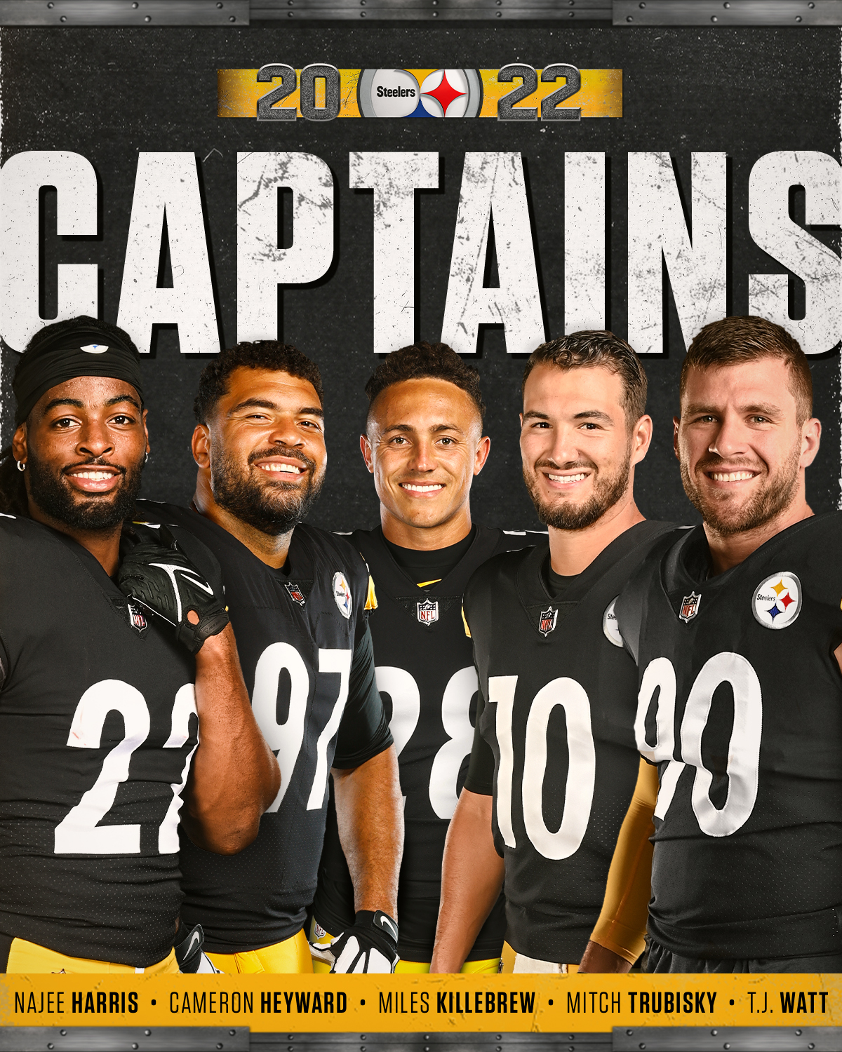 Pittsburgh Steelers on X: 'Our 2⃣0⃣2⃣2⃣ team captains