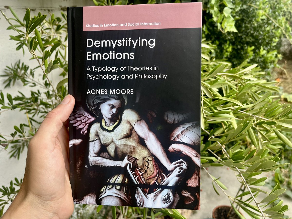 Massimo Köster (@kostermaf) on Twitter photo Finally a real printed copy of <a href="/agnes_moors/">agnes moors</a> new book on theories about emotions. One of the many questions: Could it be that we are still stuck in the demarcation process of what emotions actually are? Looking forward to reading this! Finally a real printed copy of <a href="/agnes_moors/">agnes moors</a> new book on theories about emotions. One of the many questions: Could it be that we are still stuck in the demarcation process of what emotions actually are? Looking forward to reading this!