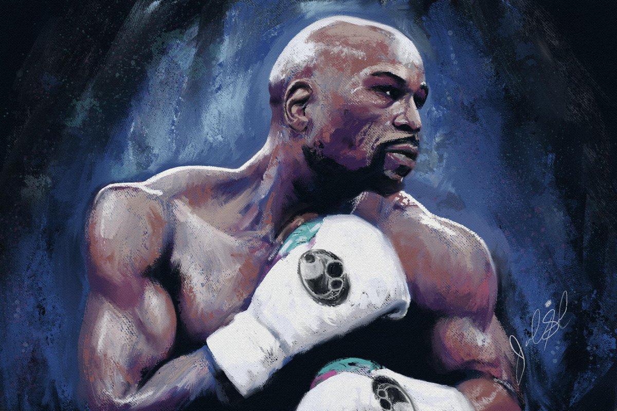 addict85yt's tweet photo. Floyd Mayweather Jr. digital painting. #floydmayweather #ESBCgame #boxing @FloydMayweather @ESBCGame https://t.co/O8ieIFje3J