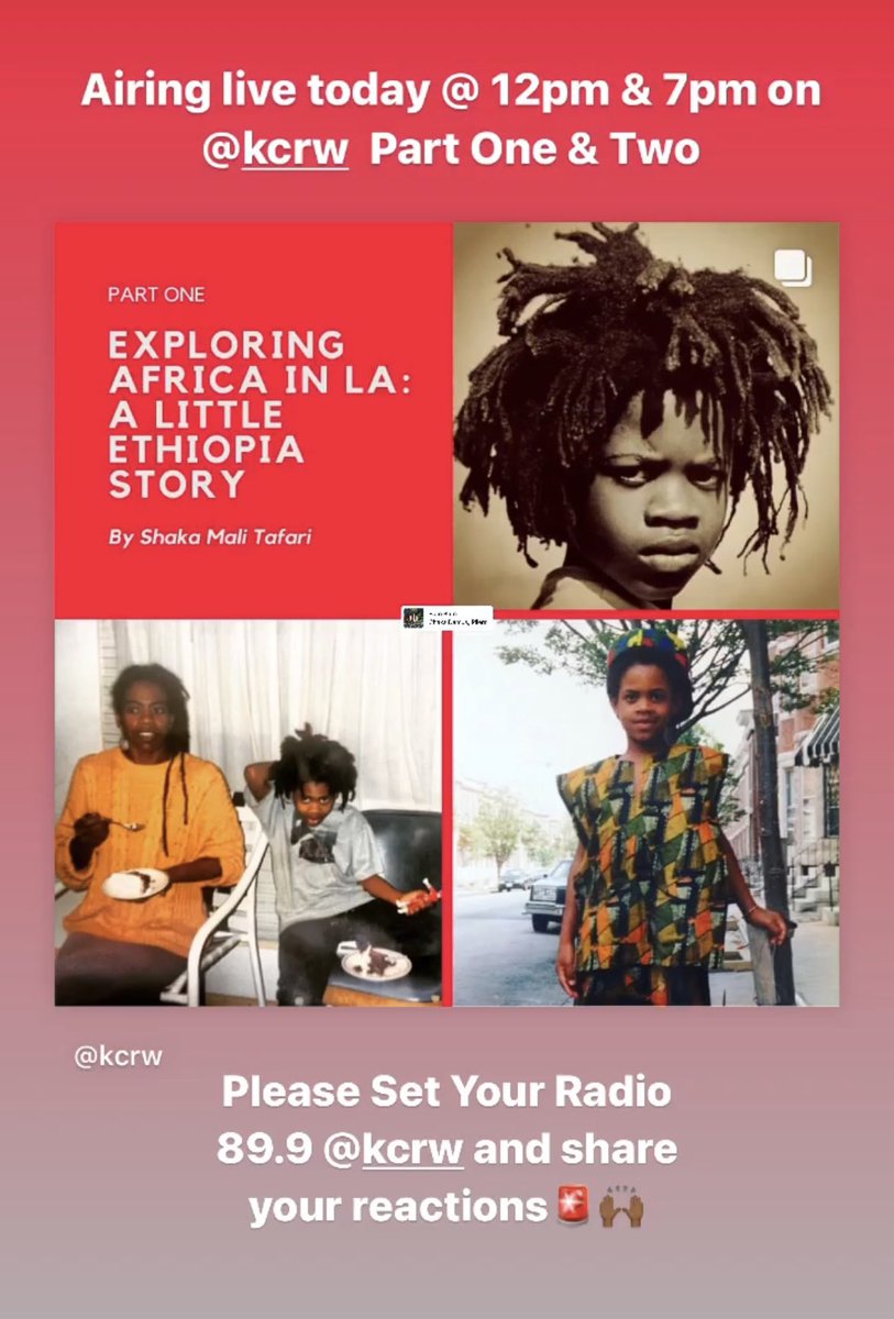 Set your Radio to 89.9 or listen live online at 12pm &amp; 7pm <a href="/kcrw/">KCRW</a>