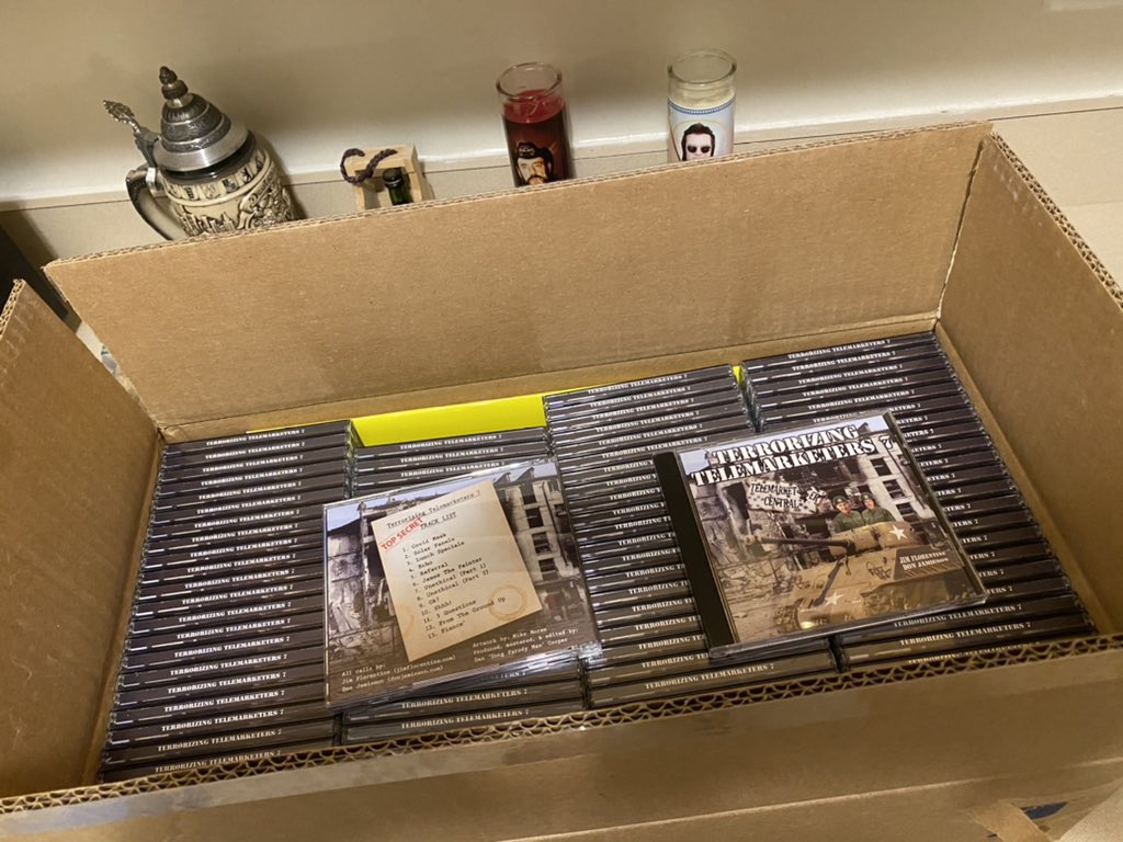 realdonjamieson's tweet photo. Terrorizing Telemarketers 7 has arrived! Out 9/16. Pre-order now at https://t.co/U1ZwIBruf7 https://t.co/eNXhlA81Yj