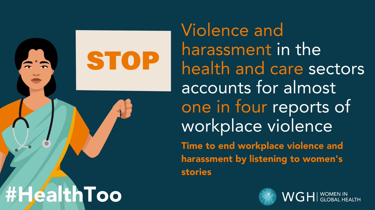 Reports of violence and harassment in the health and care sector account for 1⃣ in 4⃣of all reported cases
Today we launched the #HealthToo platform to compile the stories of #SEAH in health to make this abuse visible &amp; drive reform to end it
👉womeningh.org/healthtoo/