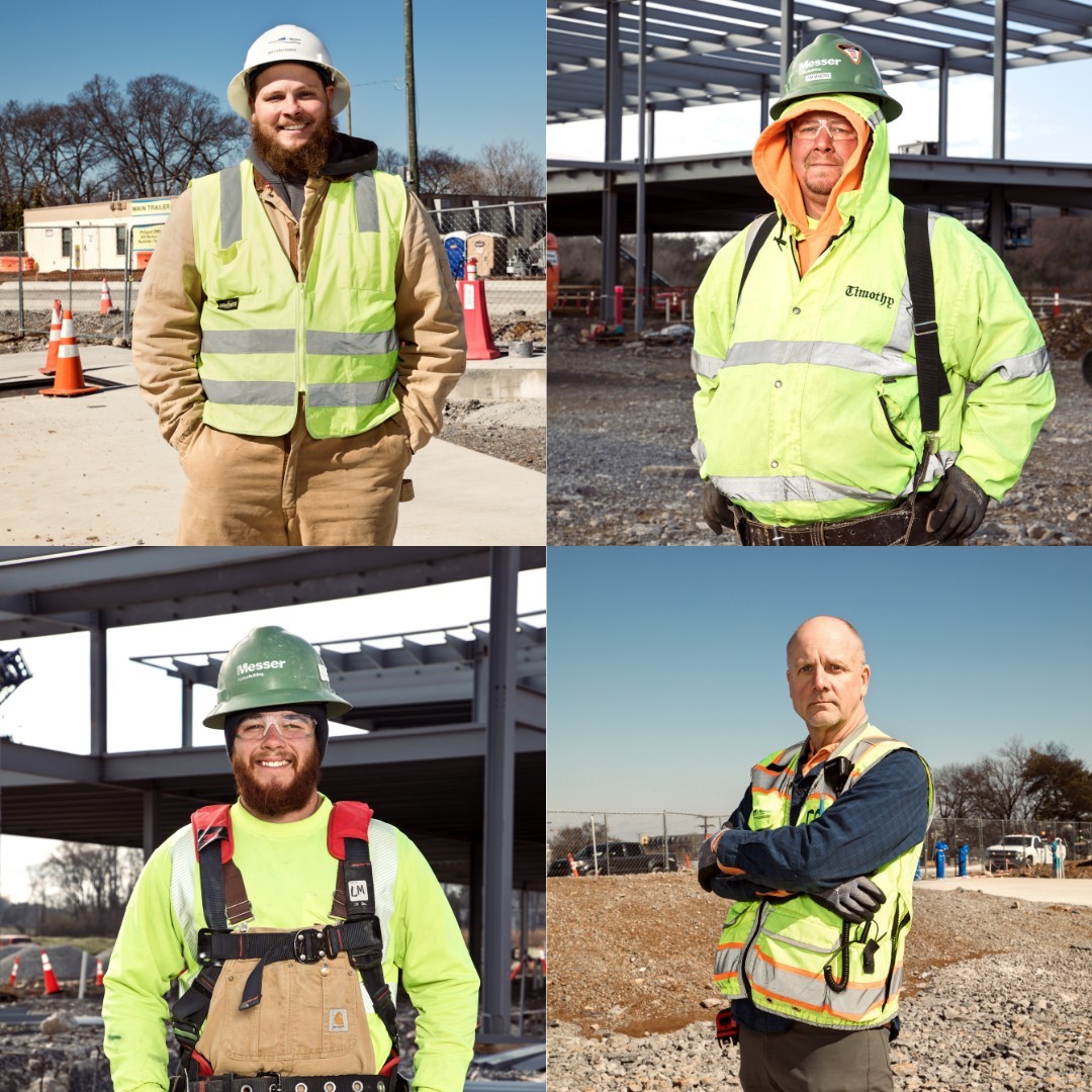 SkillitUSA's tweet photo. For #LaborDay we're honoring #SkilledWorkers. Thank a #carpenter, #plumber, #electrician, #laborer or any other tradesperson today!

📷 Journeyman #Carpenters William Harris, Tim Minerd &amp; Landon McDearmon &amp; Lead Carpenter Paul Denson at @messerwearebldg site in Nashville. https://t.co/hYjlWbi9C2