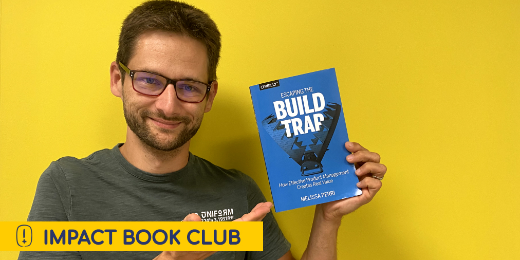 impact_positif's tweet photo. #impactbookclub saison 2, épisode final avec Philippe qui nous suggère la lecture de “Escaping the build trap” de Melissa Perri (@lissijean) 
➡️ Connaissez-vous la différence entre le Product Manager, le Project Manager et l'UX Designer ?
#produit #management #strategie
⬇️ https://t.co/XiNcaAi39U