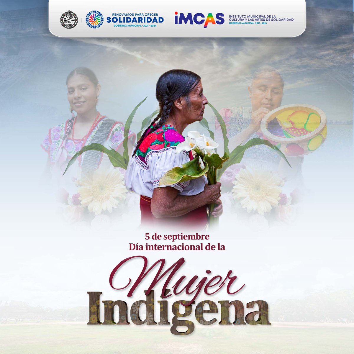Este día conmemoramos el Día Internacional de la Mujer Indígena, día que se instaura para dar reconocimiento a todas las mujeres indígenas que han tenido y siguen teniendo un rol importante en el fortalecimiento de la cultura y el lenguaje. #RenovamosParaCrecer