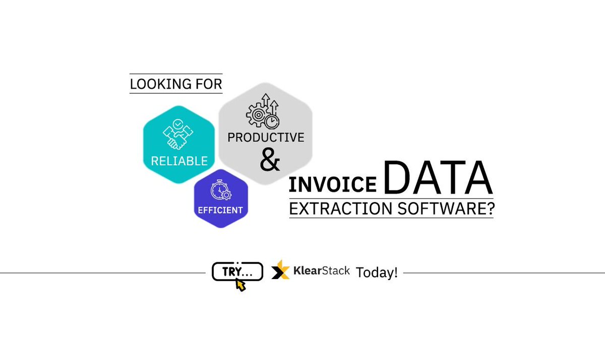 KlearStack's tweet image. KlearStack is a productive &amp;amp; efficient #invoicedataextraction software. It is end-to-end automated &amp;amp; document decision support integrated software designed to enhance organisation&apos;s business operations. Visit bit.ly/3yaiyml