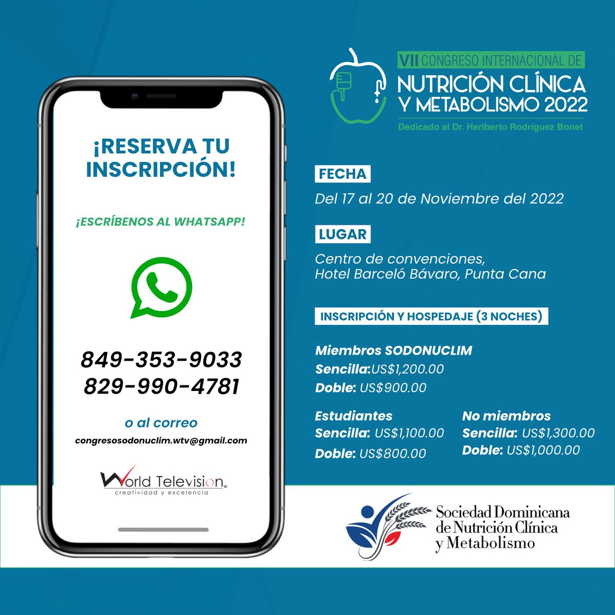 sodonuclim's tweet photo. VII Congreso Internacional Nutrición Clínica y Metabolismo 2022. Inscríbete en este link —-> https://t.co/b3TfHhk4Kw https://t.co/nYciFSlO70