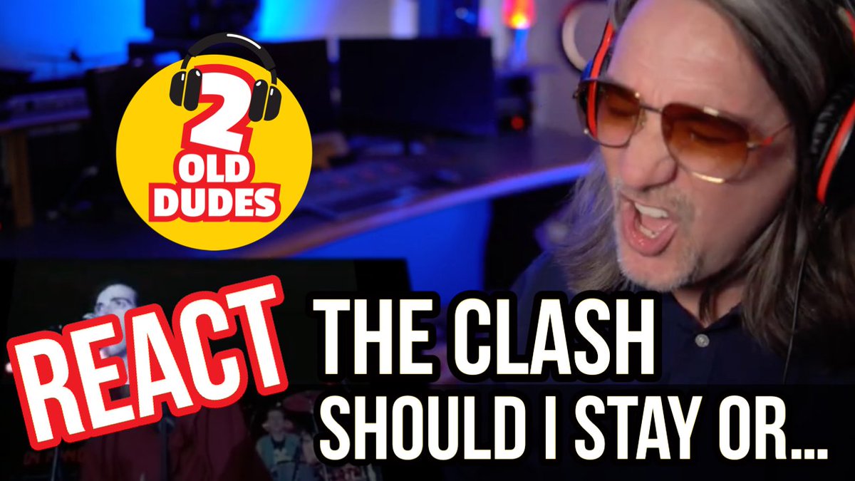 TwoOldDudesTN's tweet photo. New Video! Reaction to THE CLASH "Should I Stay or Should I Go" https://t.co/NTBGJfnkD4

#TheClash #ShouldIStayorShouldIGo #Punk #reaction #reactionvideo #twoolddudes #youtube #reactionchannel https://t.co/J6zrE16CqU