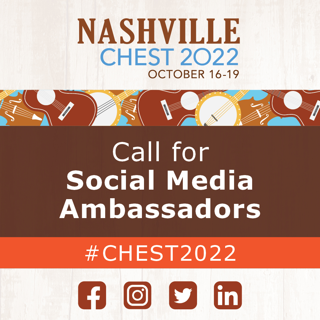 CHEST on Twitter "Are you unable to attend CHEST2022 in Nashville but