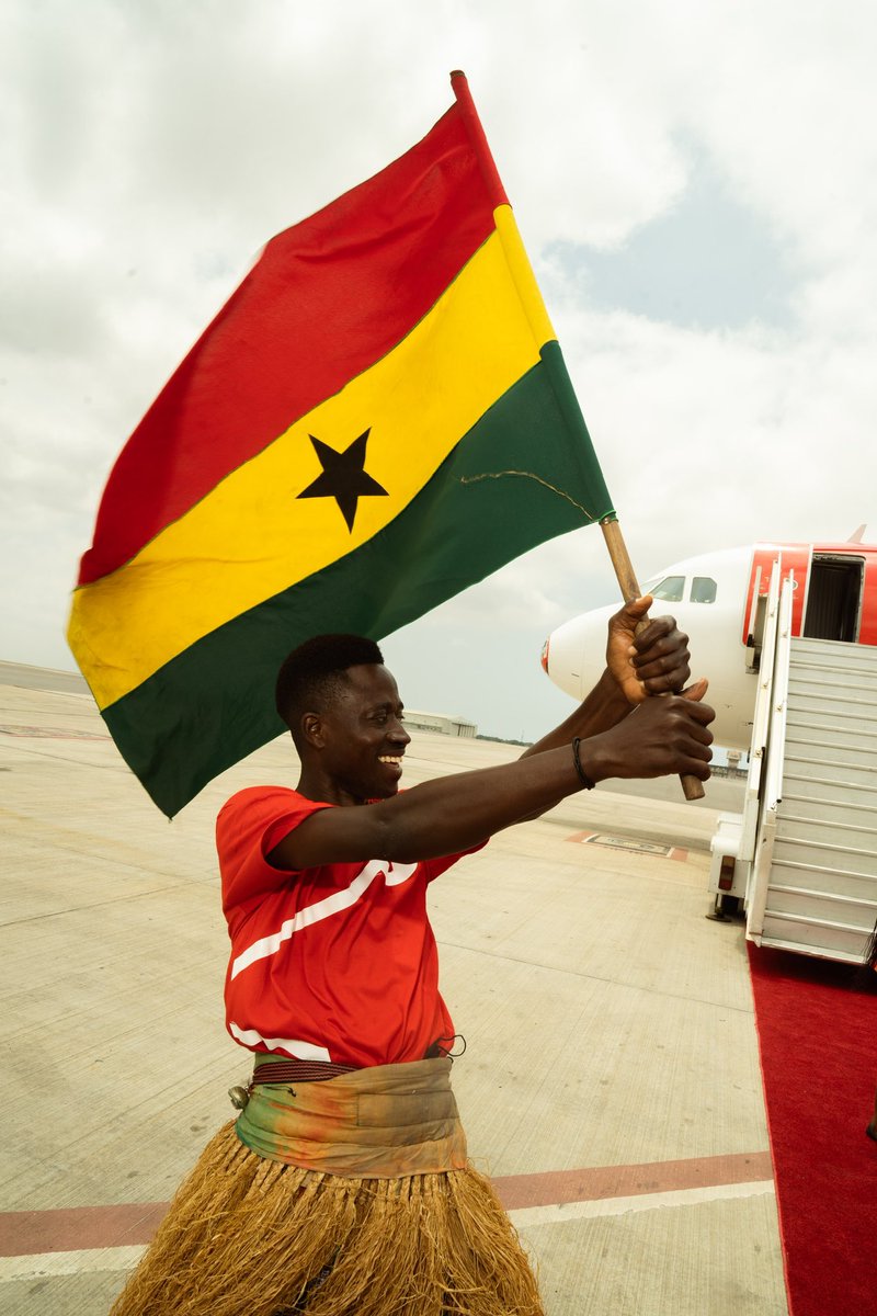 TrophyTour's tweet photo. We are so happy to be in GHANA! First African stop of #TrophyTour! #BelievingIsMagic #FIFAWorldCup @FIFAWorldCup https://t.co/oxHevCb6Bb