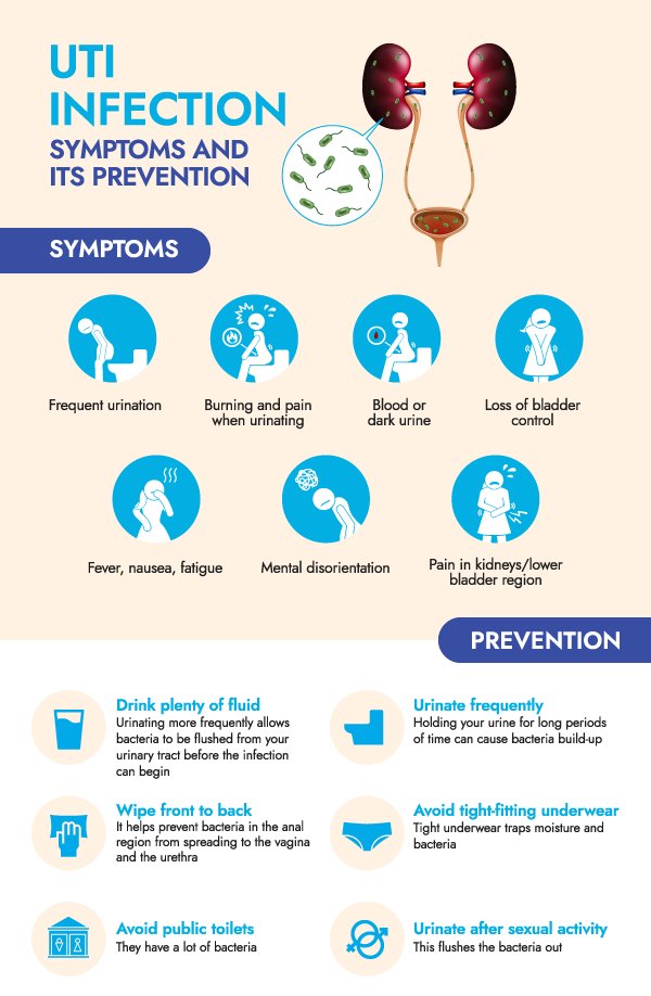 Image result for What Triggers Kidney Infection Symptoms? infographics