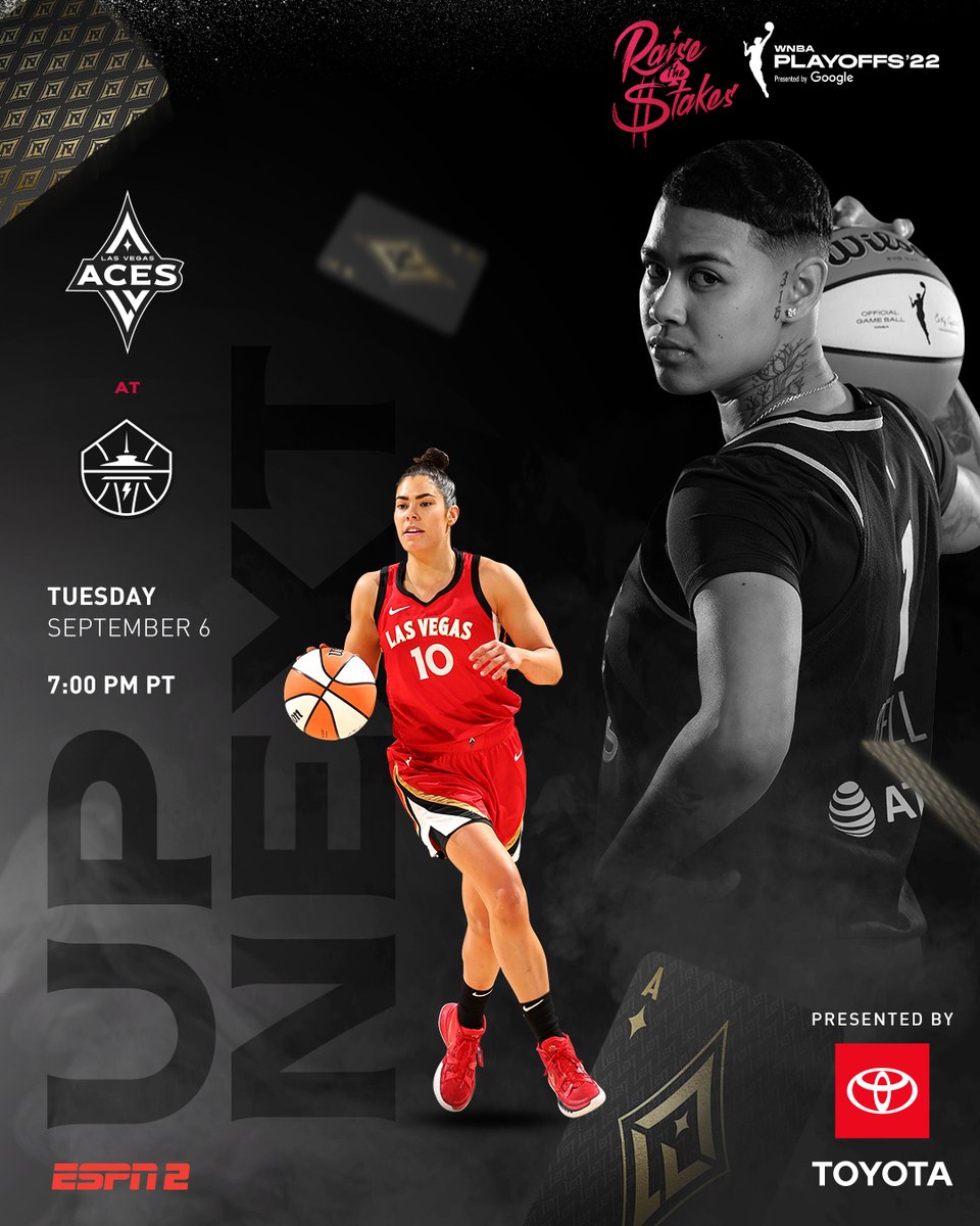 LVAces's tweet photo. 𝗨𝗣 𝗡𝗘𝗫𝗧 ➡️ 𝗚𝗔𝗠𝗘 𝟰

📍 Seattle
⌚️ 7 pm
📺 ESPN 2

@Toyota // #LetsGoPlaces https://t.co/guBIpQ4Njz