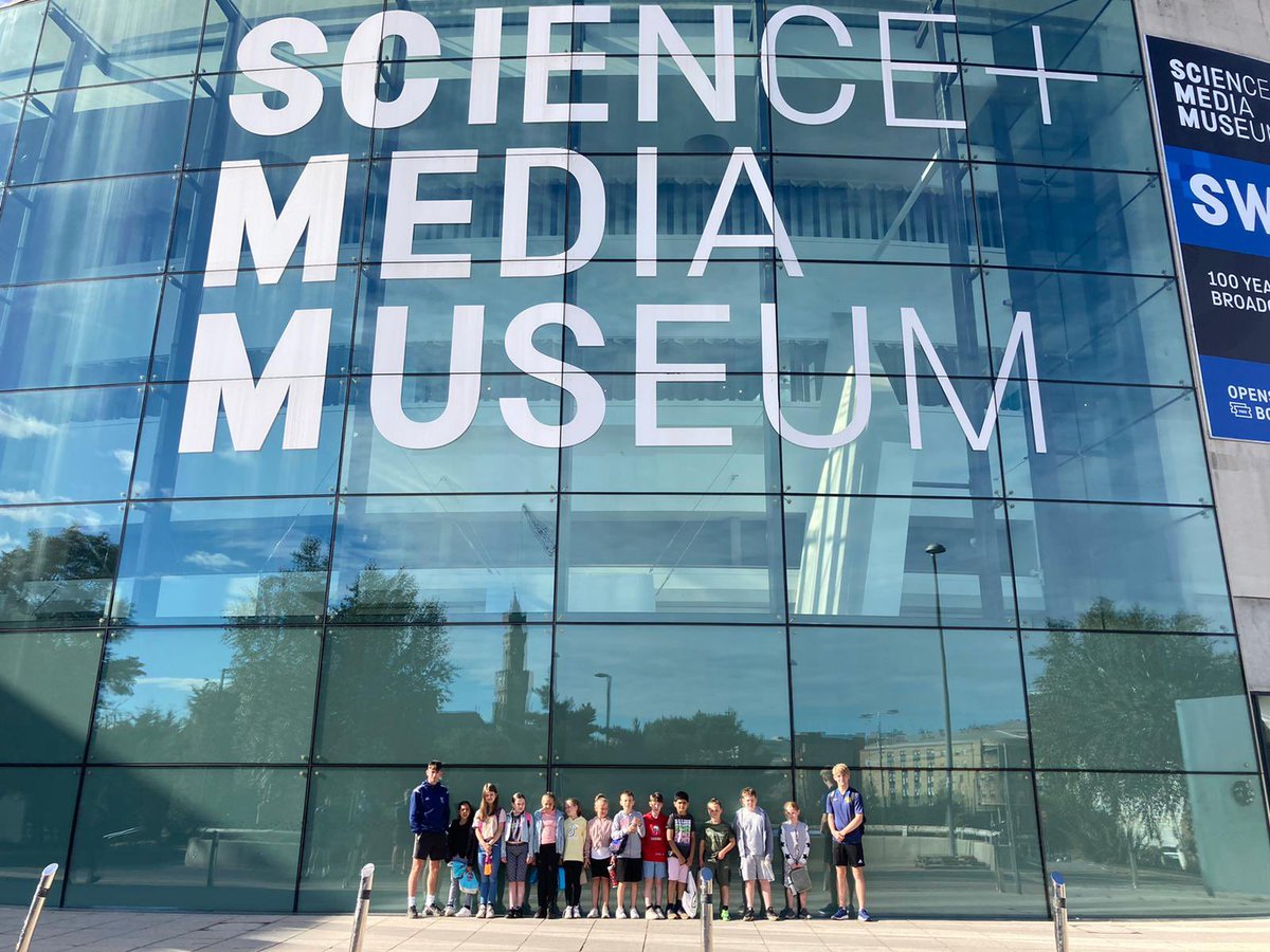 KidfitLtd's tweet photo. @KidfitLtd was lucky to be invited to @MediaMuseum with kids from @claytonprimPAY to learn new digital skills as part of the ‘summer of Tech’ with @BiBDigitalMaker Thanks to all involved &amp; to #HAF2022 funded by @educationgovuk for making the trip possible. Fab day! #Digitalmaker https://t.co/I36KALHKOf