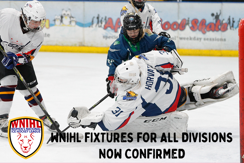 WNIHL: full fixture list for all divisions now confirmed.

bit.ly/3QdVACF

#WNIHLhockey #womenshockey