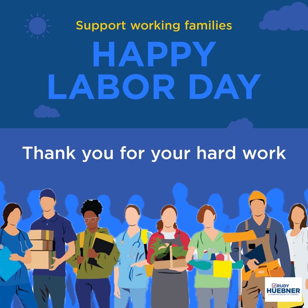 Rudyland's tweet photo. On this Labor Day I am thankful for all the men and women who work hard to protect the rights of workers and their families. #LaborDay https://t.co/UnxW3bByU1