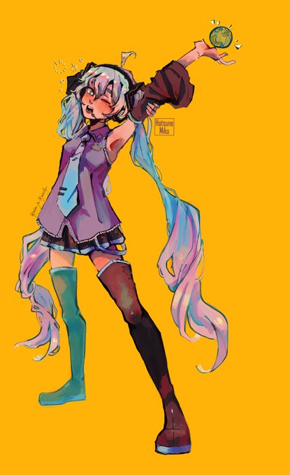 art journey feat. hatsune miku
the world literally in the palm of her hand 