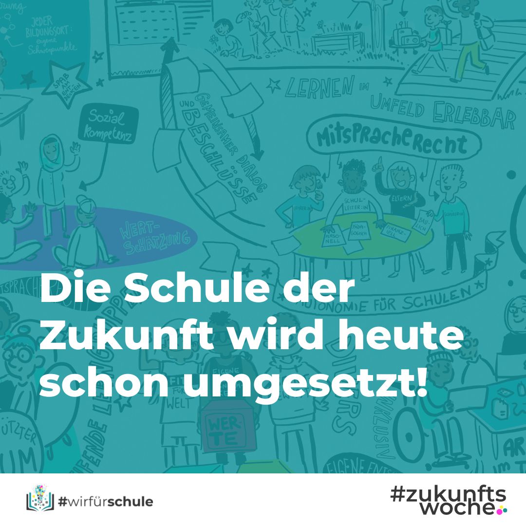 wirfuerschule's tweet photo. Die Schule der Zukunft wird heute schon umgesetzt! Während unserer Zukunftswoche vom 19.9.-23.9. bieten wir hierzu ein Meetup an. Mehr Infos und die Anmeldung zum Event findet ihr hier: https://t.co/ADoFp2OXl4
#wirfürschule #schulhackathon #zukunftswoche https://t.co/J9Cb74k87N