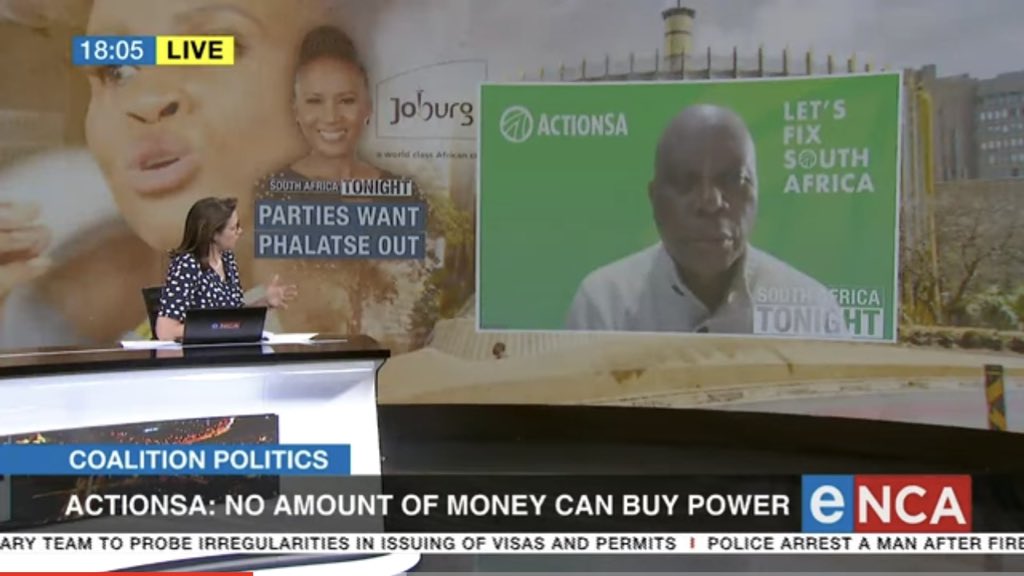 ActionSA: No amount of money can buy power #CoalitionPolitics Watch Here: youtu.be/lxgkJvOR_ec