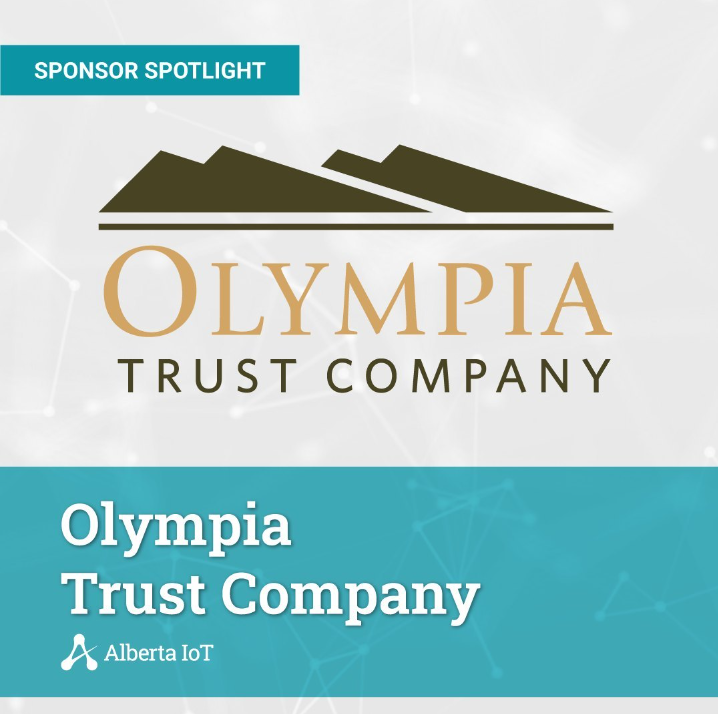 AlbertaIot's tweet photo. Shoutout to our latest Gold Level Sponsor, Olympia Trust Company. Olympia joined the #AlbertaIoT Ecosystem in June of 2021 as an Associate member and then leveled up to a Gold Sponsor!
Thank you, Olympia, for your continued support.
Learn more
https://t.co/hDTPJ3wdll https://t.co/226b7Mepwh