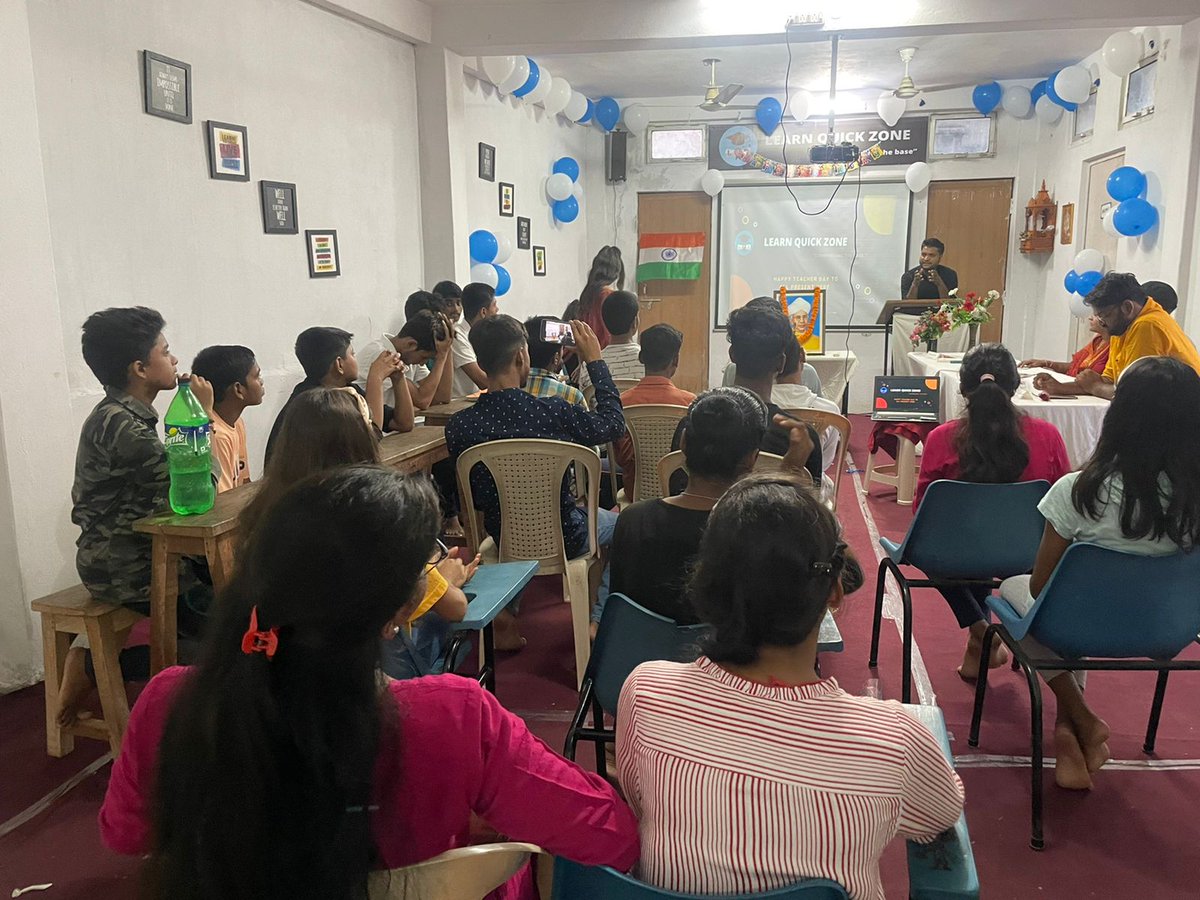 LearnQuickZone's tweet photo. Thanks Learn Quick Zone Family  such a great Honour on the occasion of #teachersday

#diviwelfaresociety #teachersday https://t.co/U3OOtSZKuM