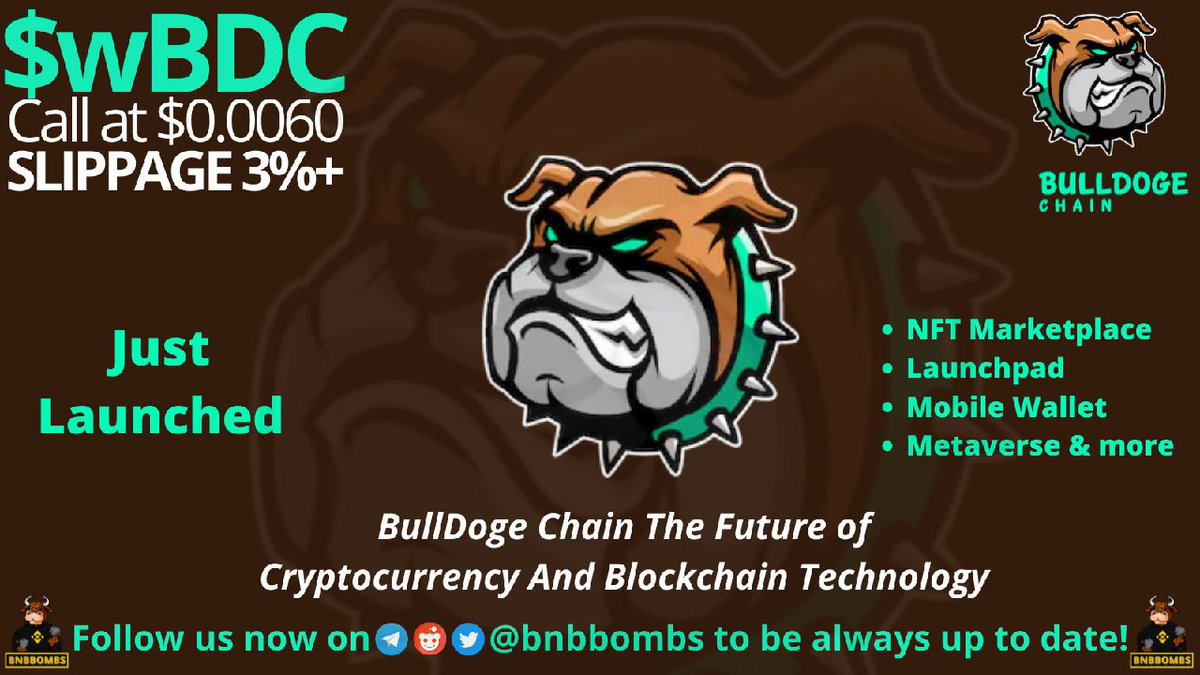 flokiastro_'s tweet photo. BullDogeChain⛓️🔥🚀
@BullDoge_Chain
Limited supply only 200million📌
1000X easily 
#cryptocurrency #memecoin
#BullDogeChain #BabyDoge
#Dogechainfamily
#shibainu 
#shibainu https://t.co/VkyEyYsMyh