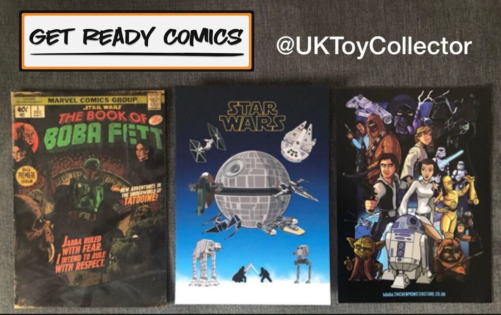 UKToyCollector's tweet photo. I now have three freebie (with purchases) #StarWars art cards (approx A5 size) from my favourite comic/collectibles shop #GetReadyComics @GetReadyComics in #Rochester #Kent
Home of a amazing amount of everything film, tv, comic and much more! Definitely … https://t.co/QZK9qtNJaS https://t.co/cZAxhfhA9D