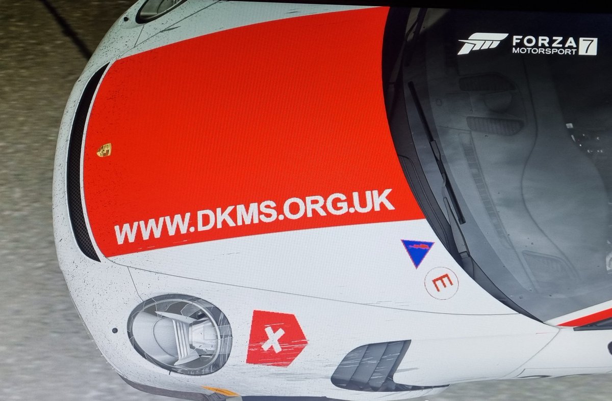 d_edwardsracing's tweet photo. Round 3 of the @PorscheSupercup on @ForzaMotorsport came from a very wet @sebringraceway after the win last time out had the @DKMS_uk car on victory lane we started in p14 & p5
#swabtember https://t.co/F7IByVMgZW #BloodCancerAwarenessMonth https://t.co/N0SUKpaLyX